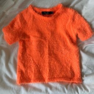 Fuzzy Crop Top
